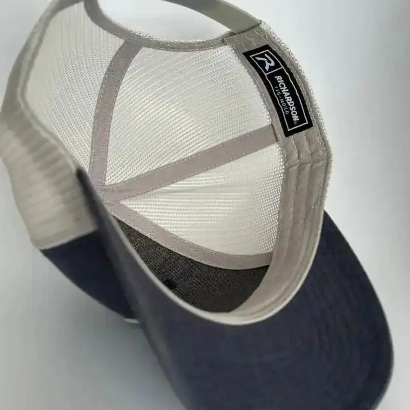 Richardson Hat. Navy Classic Trucker. Ready for Pickleball.