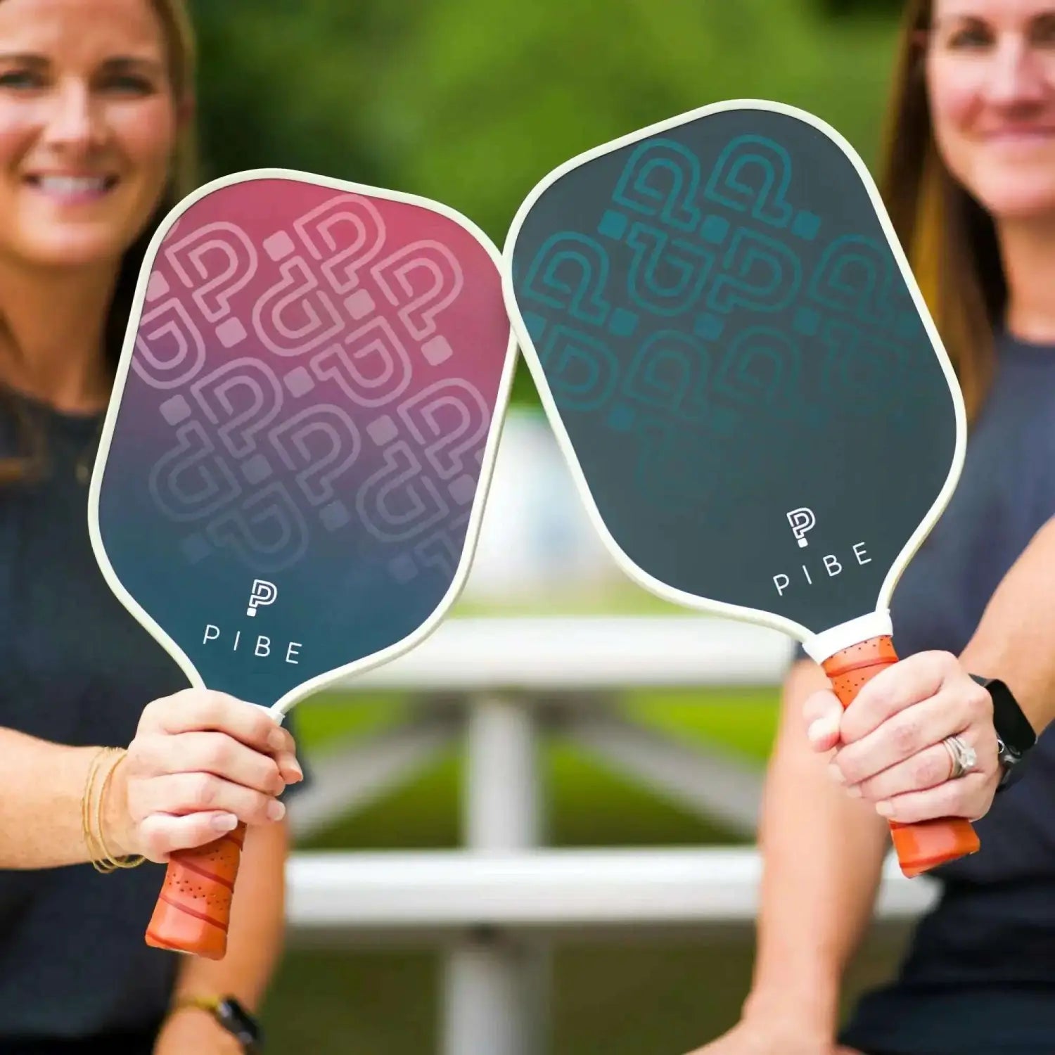 Best pickleball paddle for women. PIBE Co-Founders, Carly and Laurel.